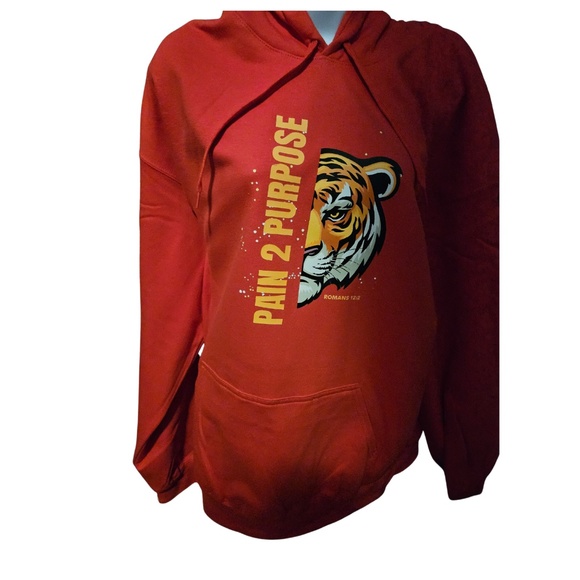 Red Pain 2 Purpose Hoodie - Picture 1 of 4